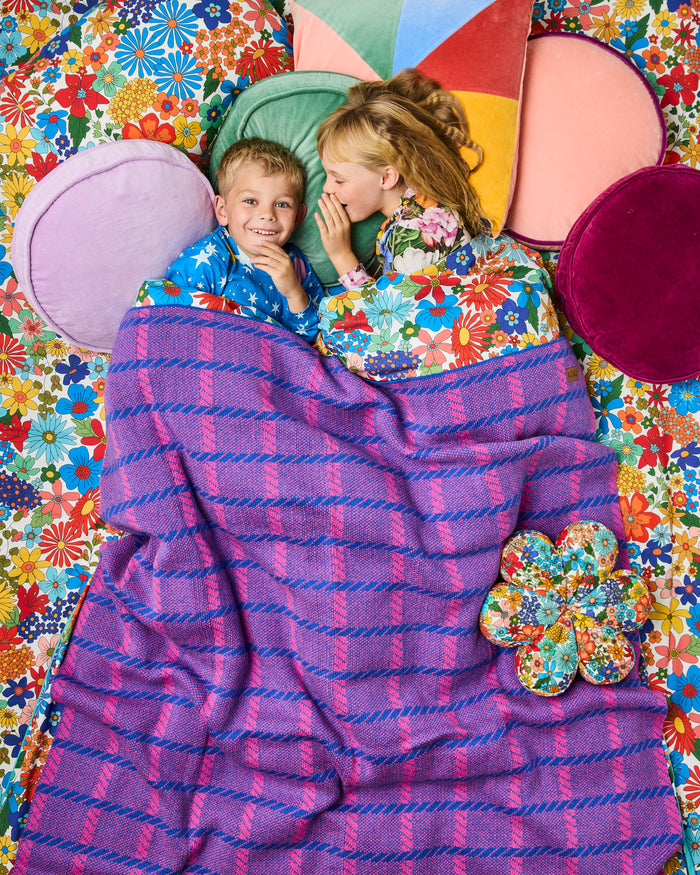 Winter Fields Organic Cotton Fitted Sheet