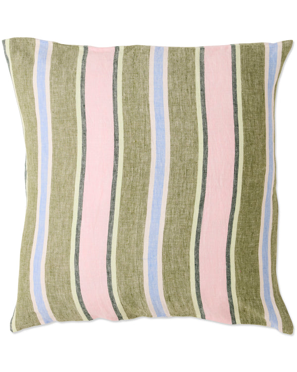 Cactus Stripe Linen European Pillowcases