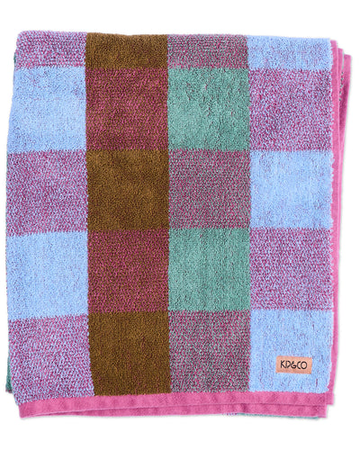 Bondi Tartan Terry Bath Sheet
