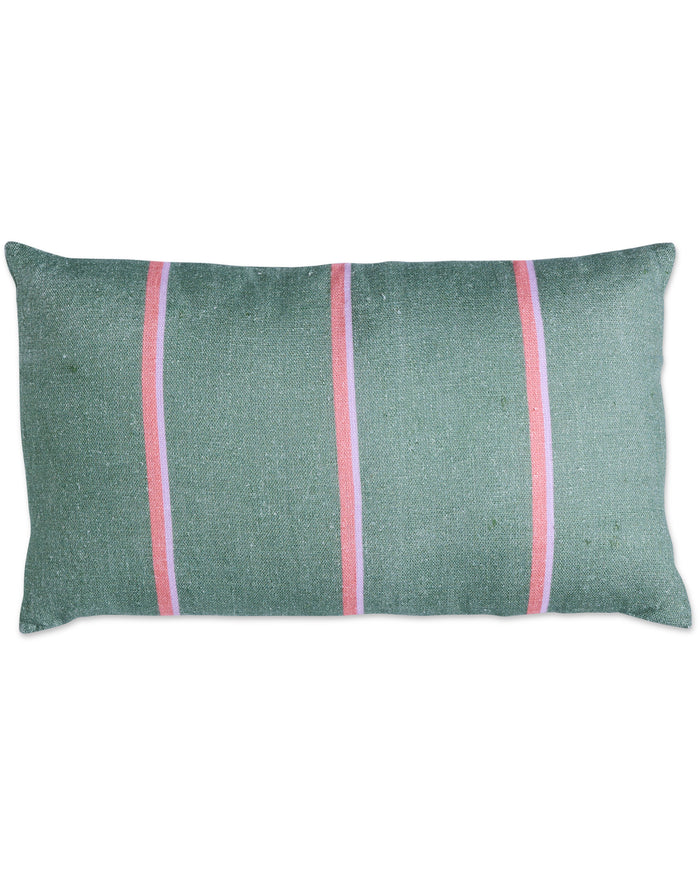 Wakame Crush Stripe Upholstery Rectangle Lounge Cushion