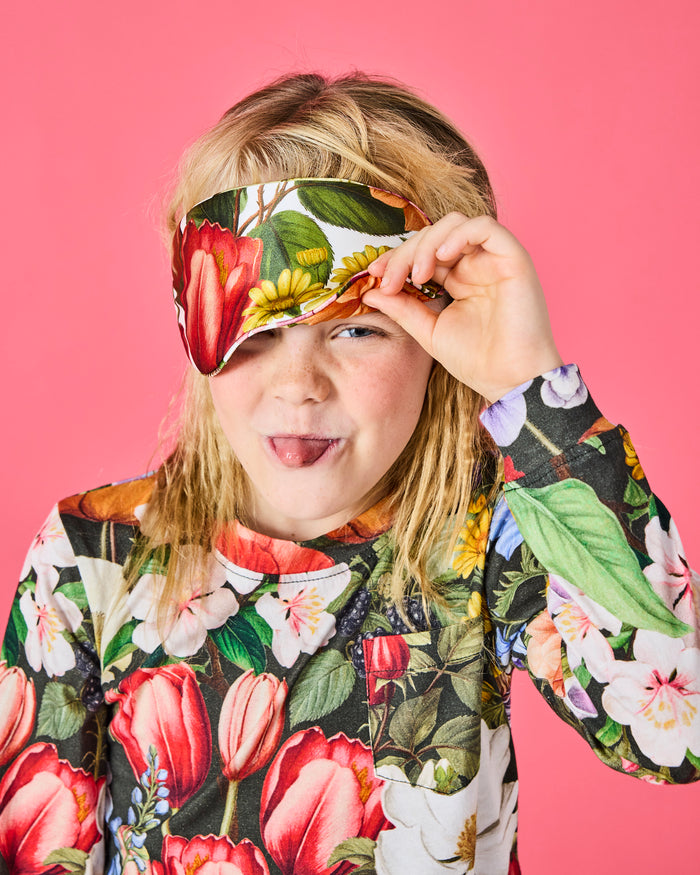 Cottage Garden Eden Kids Organic Cotton Long Sleeve Top & Pant Pyjama Set