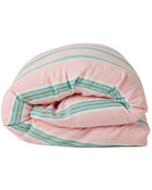 Tickled Pink Stripe Linen Quilt Cover