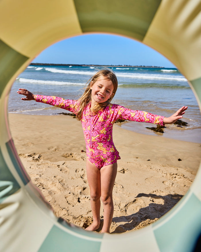 Kip&Co x Mambo Funshine Coast Long Sleeve Bathers