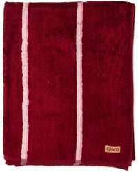 Ruby Rose Stripe Bamboo Terry Bath Towel
