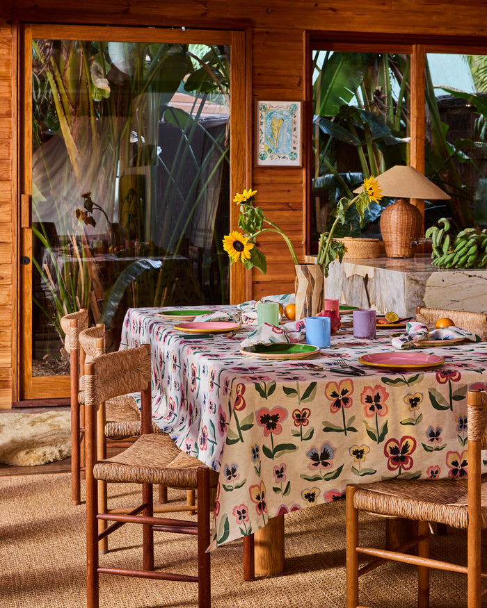 Pretty Pansy Tablecloth