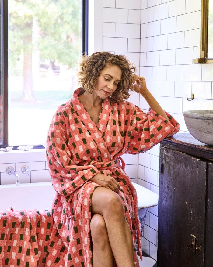 Speckle Terry Bath Robe