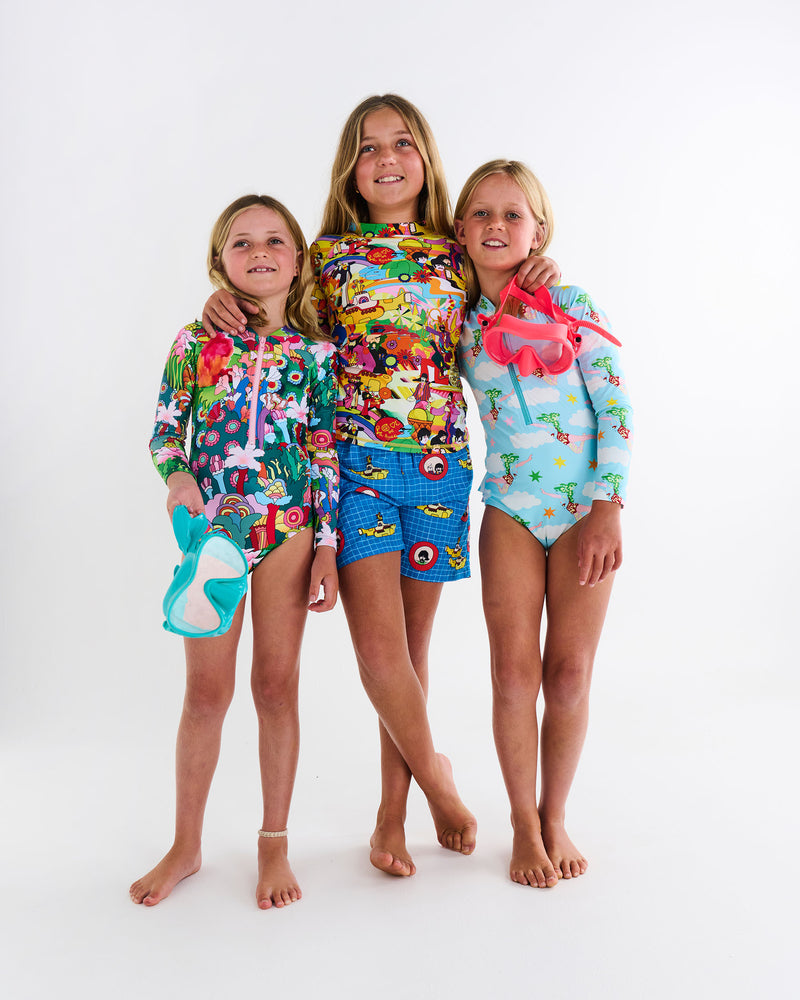 Kip&Co x The Beatles Yellow Submarine Boardies