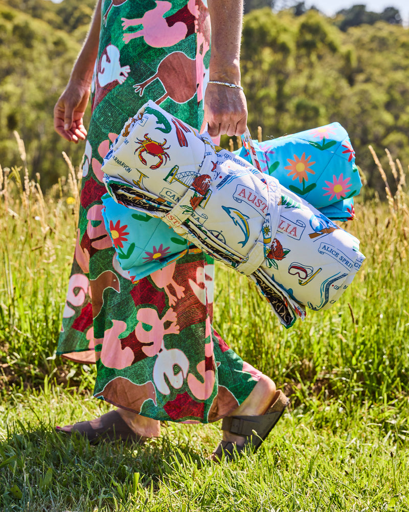 Aussie Road Trip Picnic Mat