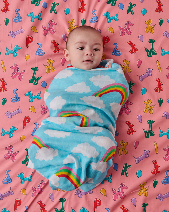 Cloudy Dayz Bamboo Swaddle