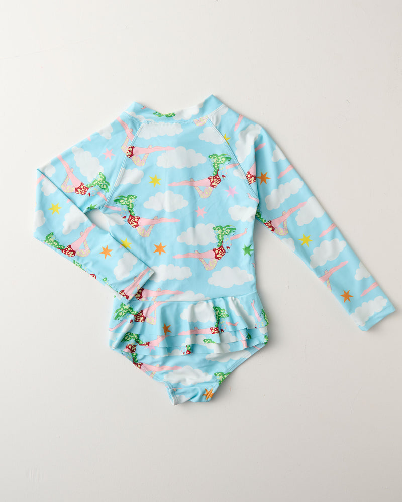 Kip&Co x The Beatles Lucy In The Sky With Diamonds Long Sleeve Bathers