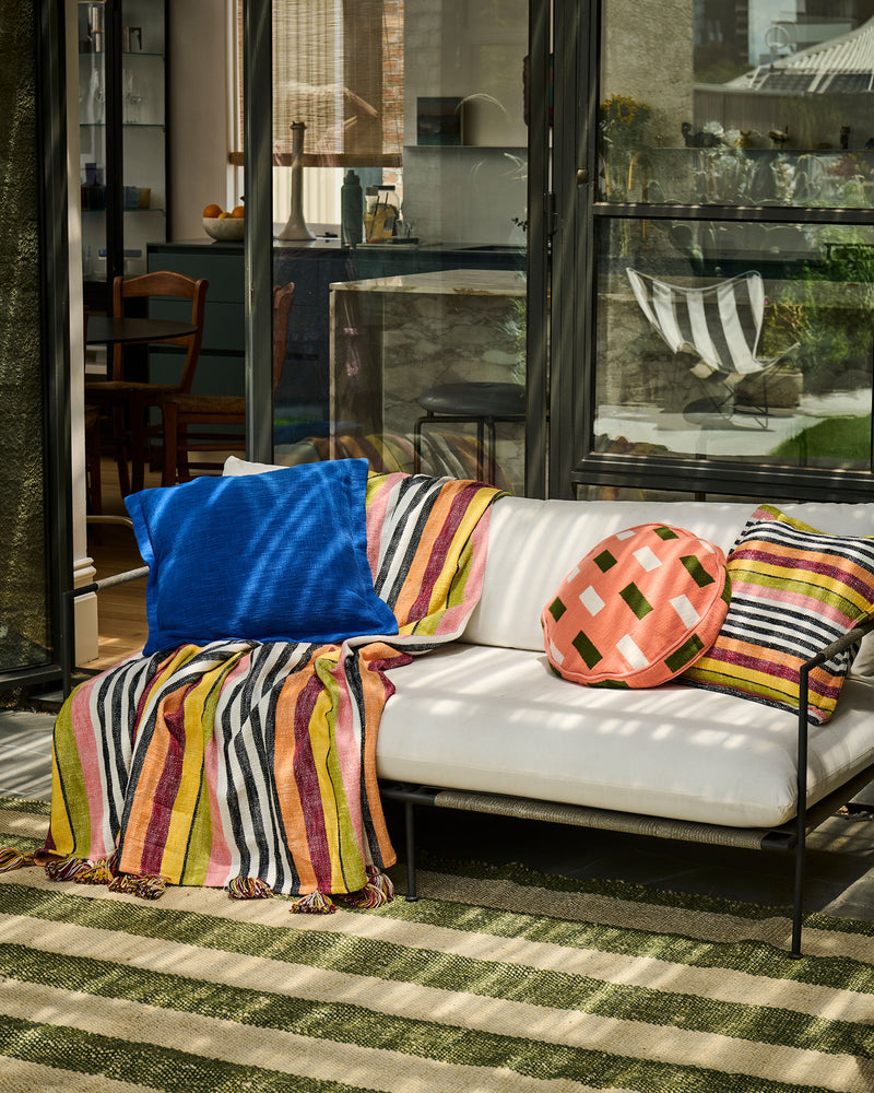 Ultramarine Woven Cushion