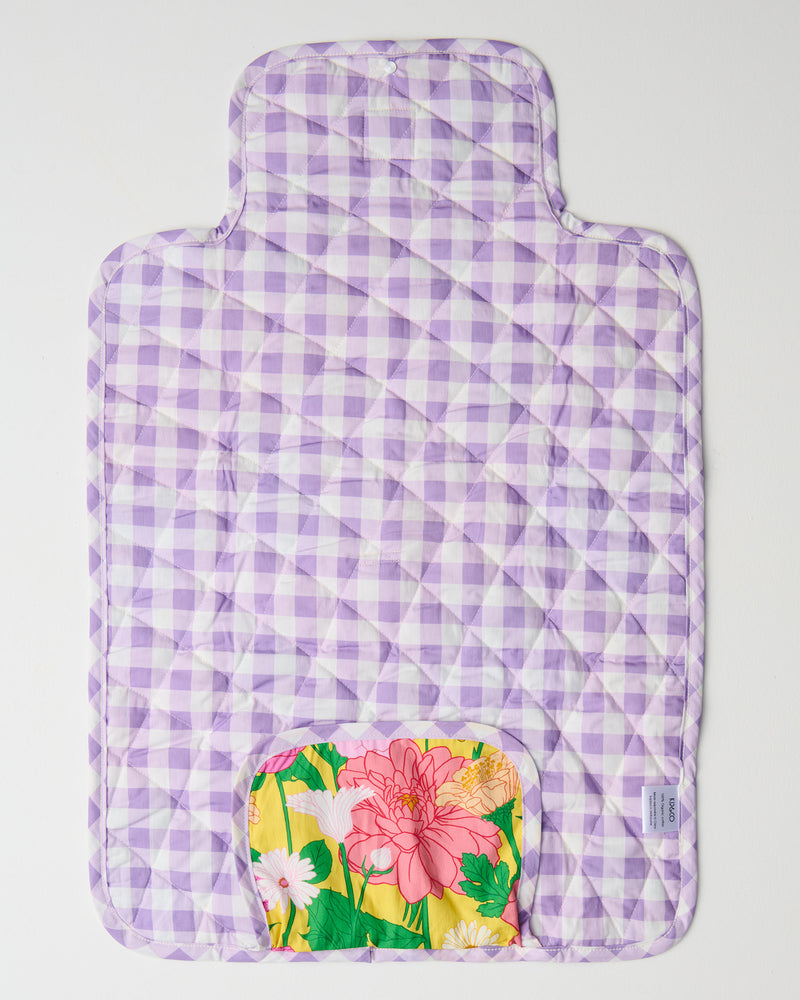 Follow The Sun Yellow Baby Change Mat