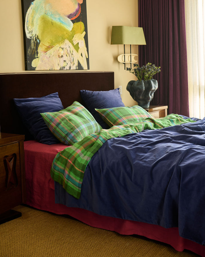 Baroque Rose Linen Fitted Sheet