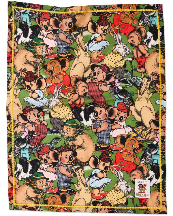 Kip&Co x Blinky Bill Blinky And Friends Tea Towel
