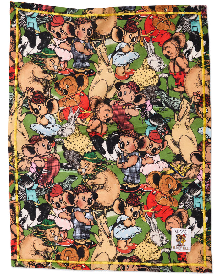 Kip&Co x Blinky Bill Blinky And Friends Tea Towel