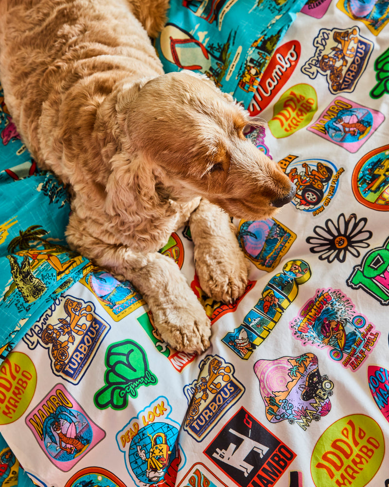 Kip&Co x Mambo Sticker Club Organic Cotton Quilt Cover