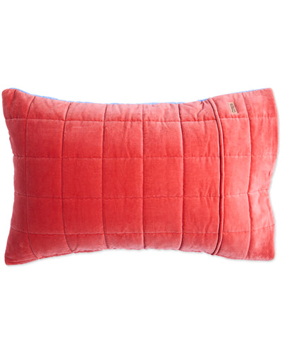 Blue Robin Velvet Quilted Pillowcases