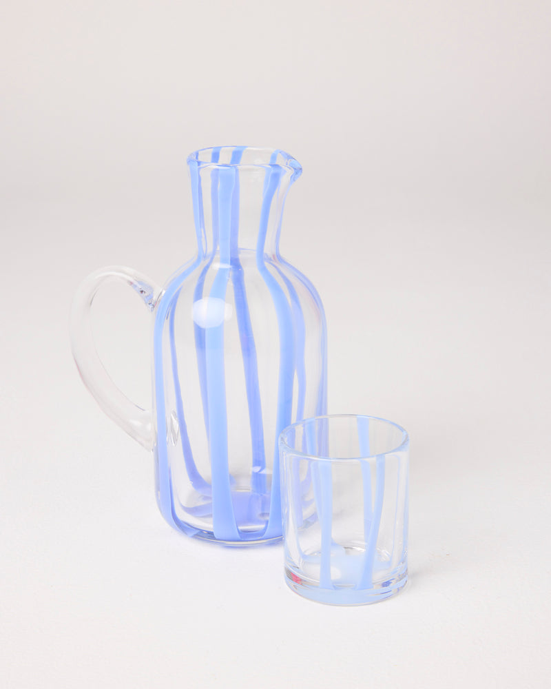 Ahoy Stripe Tumbler Glass 2P Set