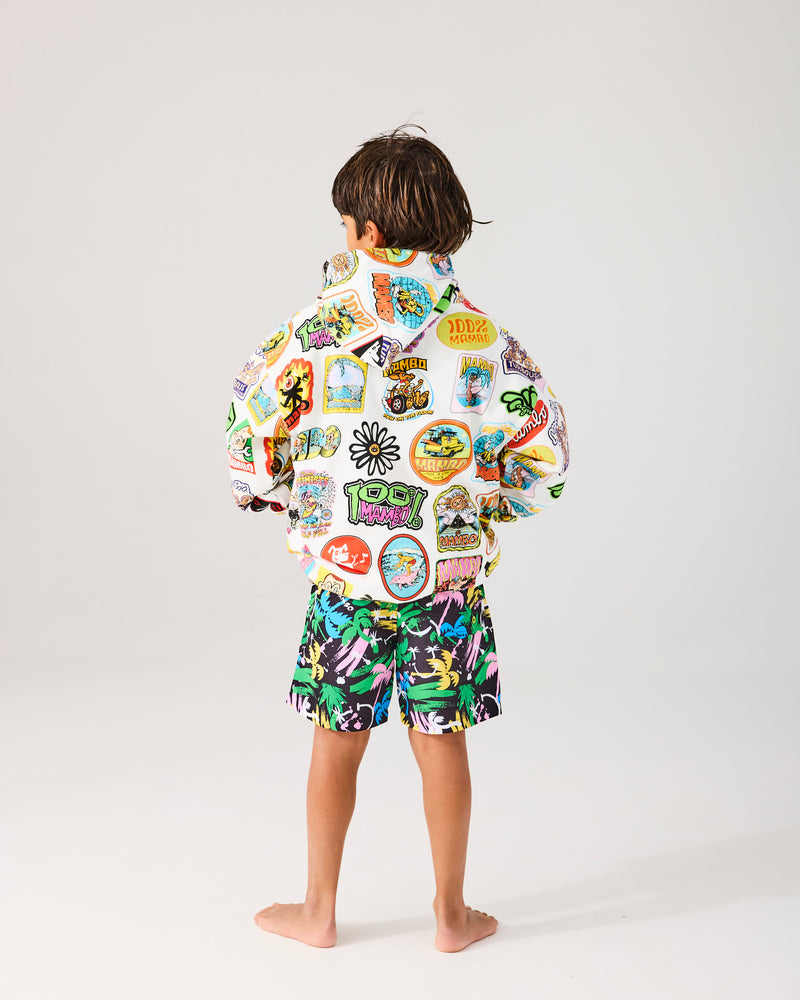 Kip&Co x Mambo Sticker Club Kids Organic Cotton Baggy Hoodie