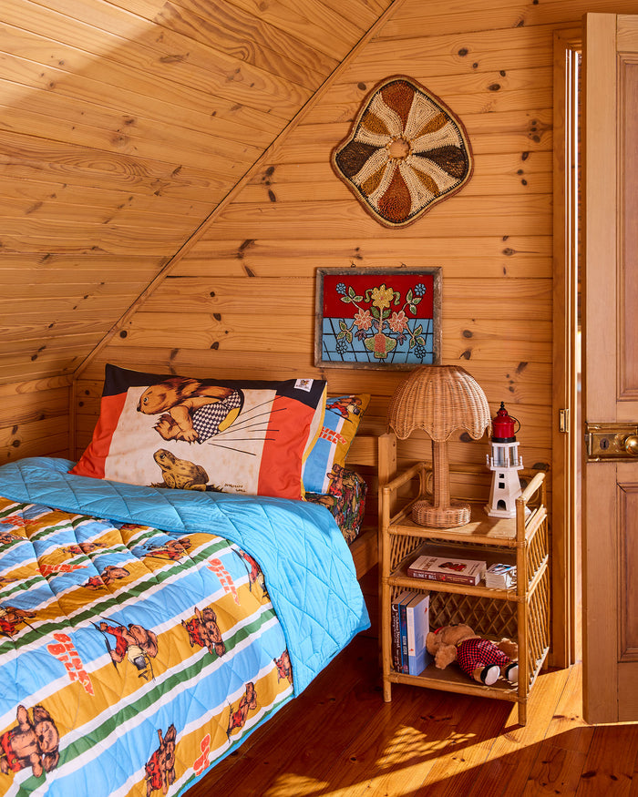 Kip&Co x Blinky Bill Adventures With Blinky Organic Cotton Quilted Kids Bedspread