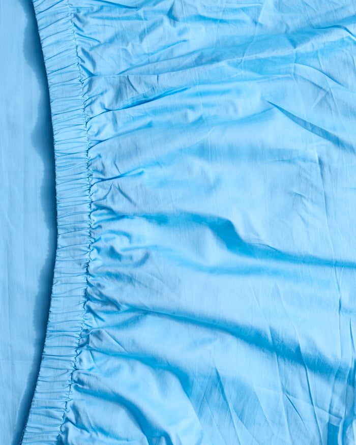 Glow In Sky Bamboo Cotton Fitted Sheet