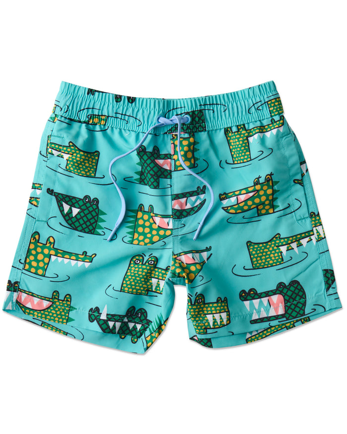 Crocodile Rock Green Boardies