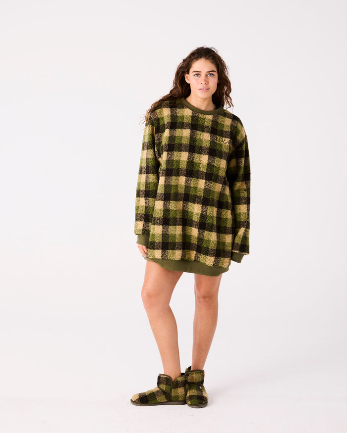 Pioneer Sherpa Adult Oversized Bedtime Sweater