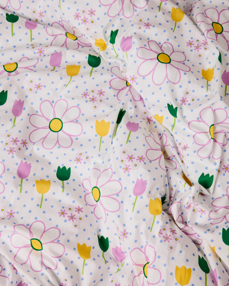 Tulip Daydreaming Organic Cotton Quilt Cover