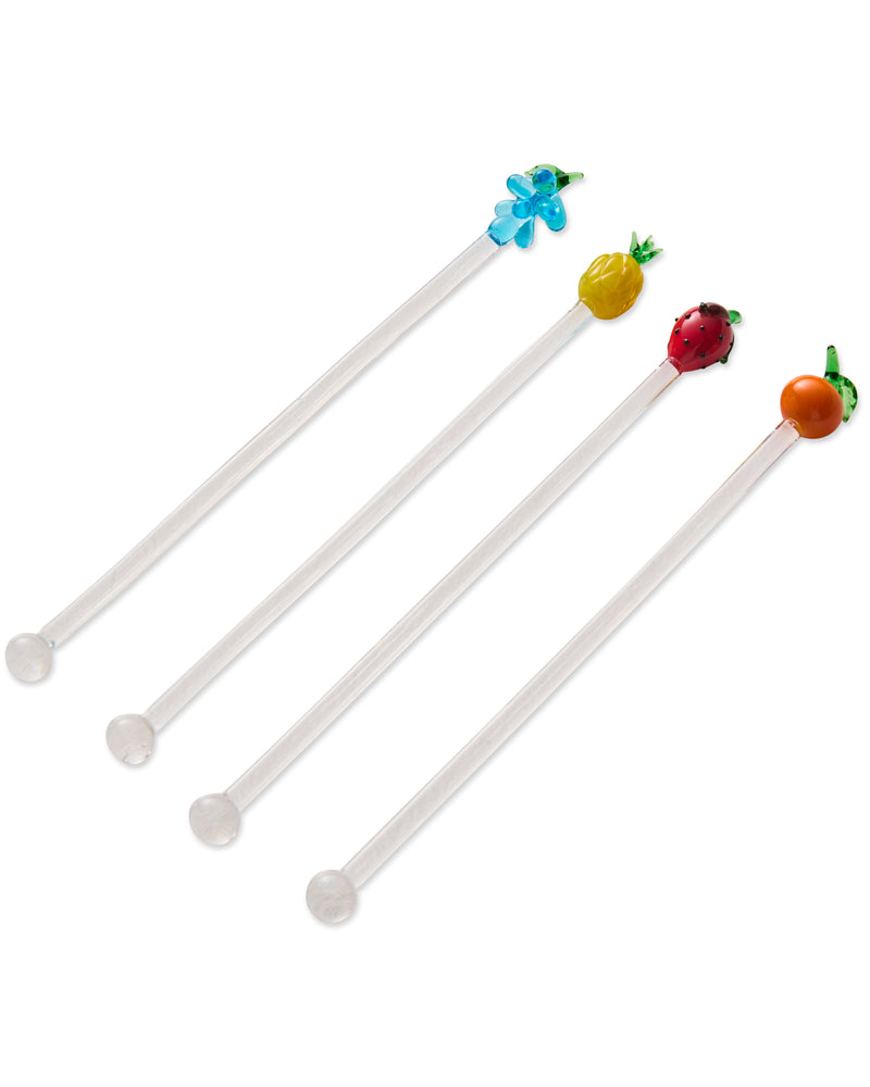 Tutti Frutti Swizzle Sticks 4P Set