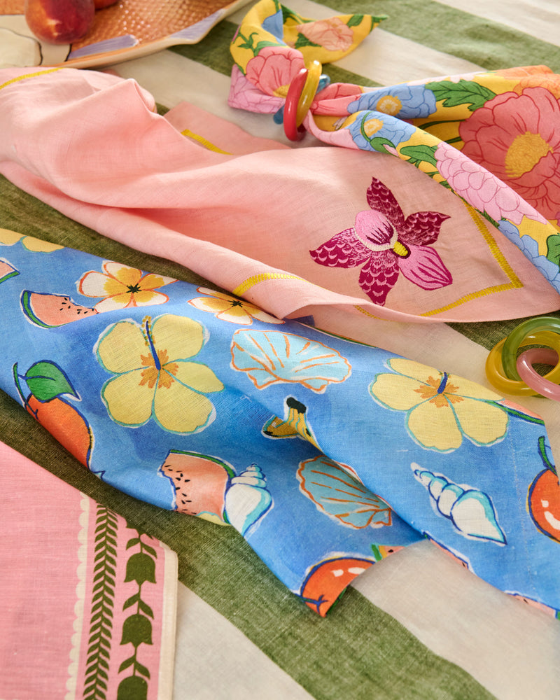 Follow The Sun Yellow 4P Napkin Set