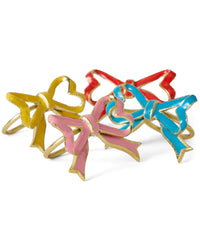 Merry Bow Napkin Rings
