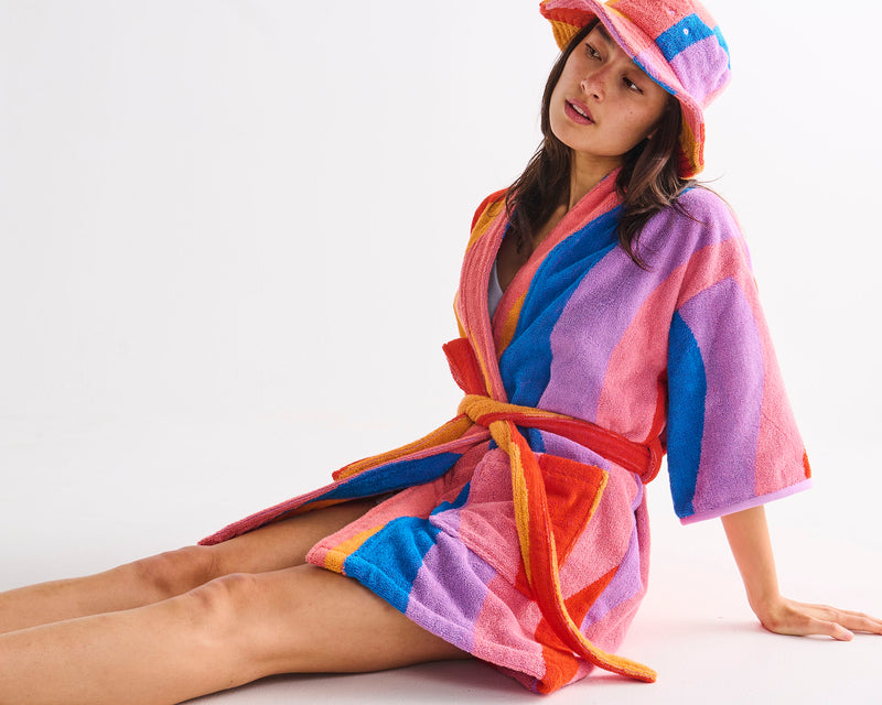Surfs Up Terry Mini Robe