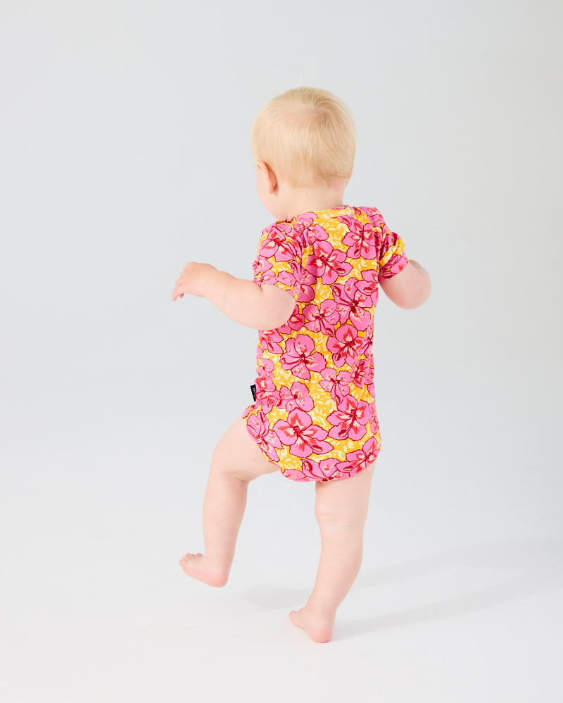 Kip&Co x Mambo Funshine Coast Organic Short Sleeve Romper