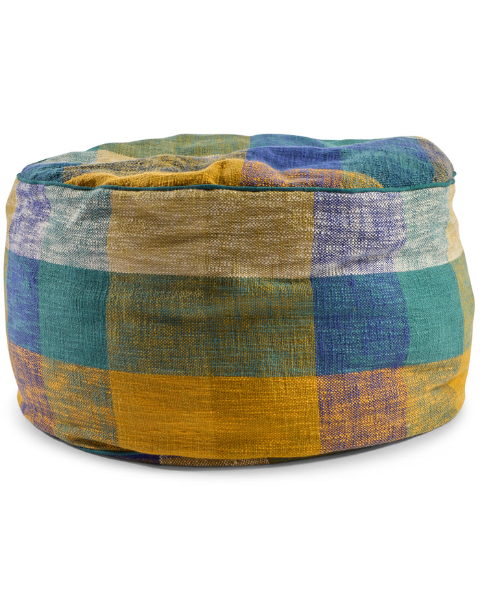 Bellevue Tartan Woven Ottoman