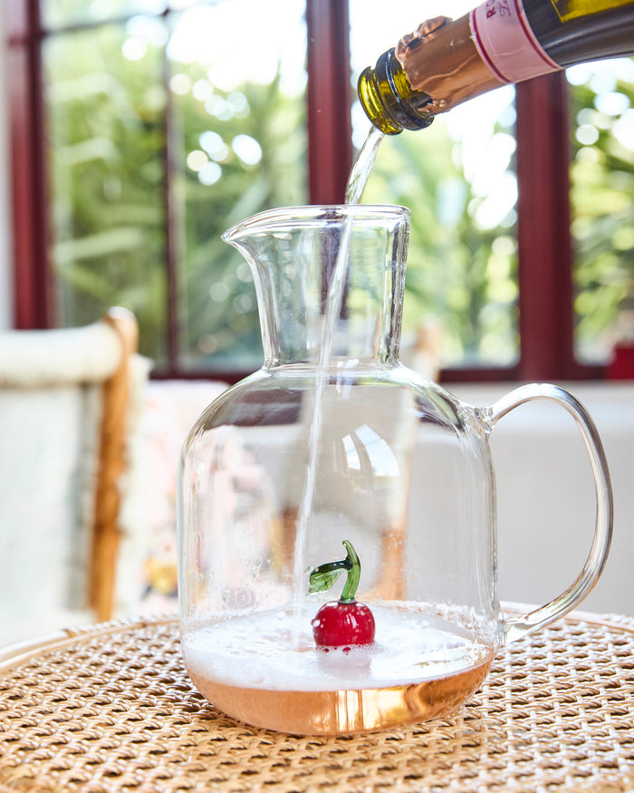 Cherry On Top Carafe & Glass
