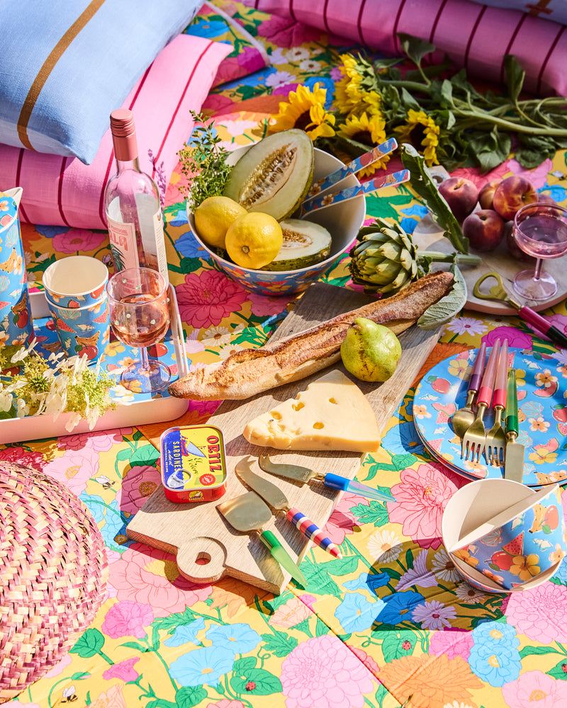 Follow The Sun Yellow Picnic Mat