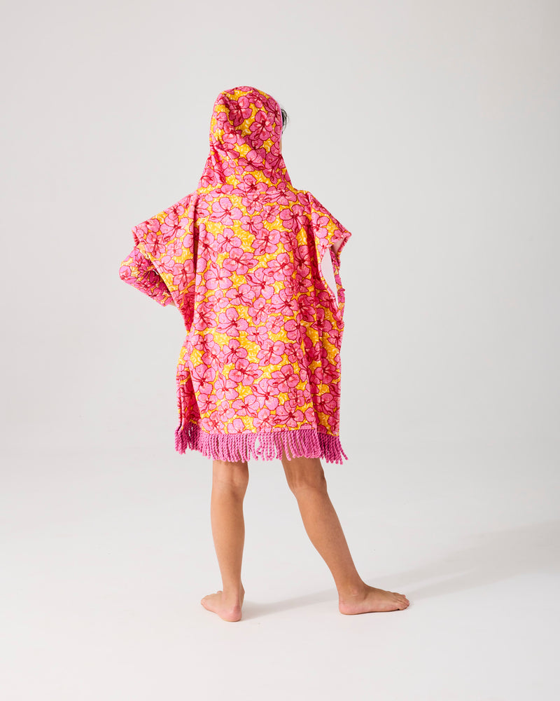 Kip&Co x Mambo Funshine Coast Printed Kids Terry Poncho