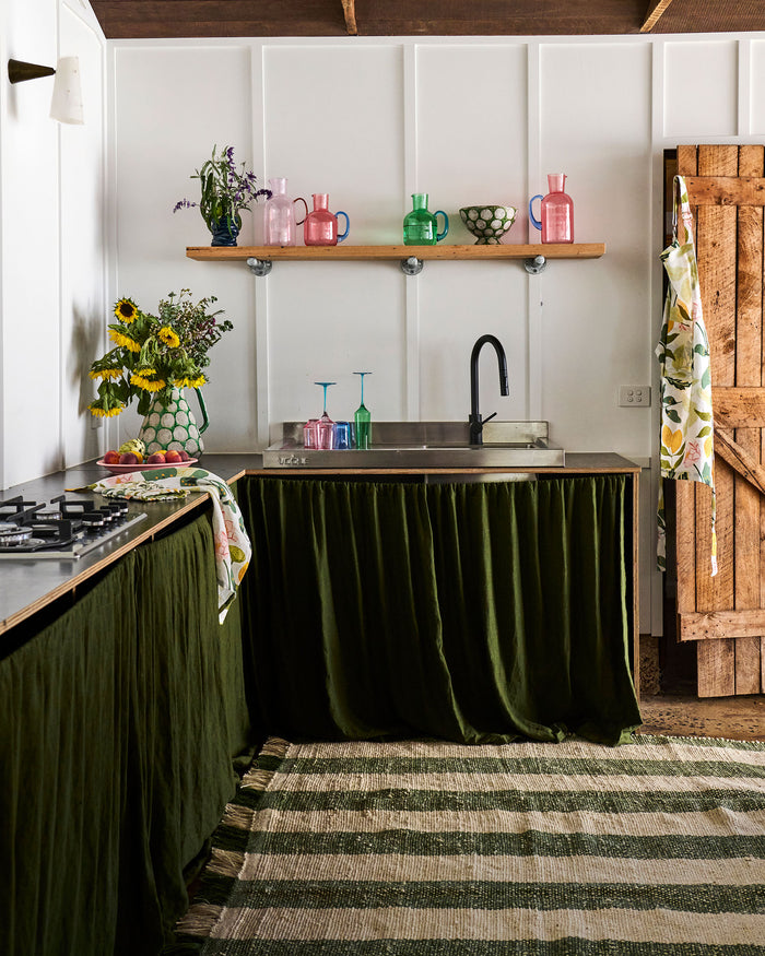 Moss Stripe Jute Rug