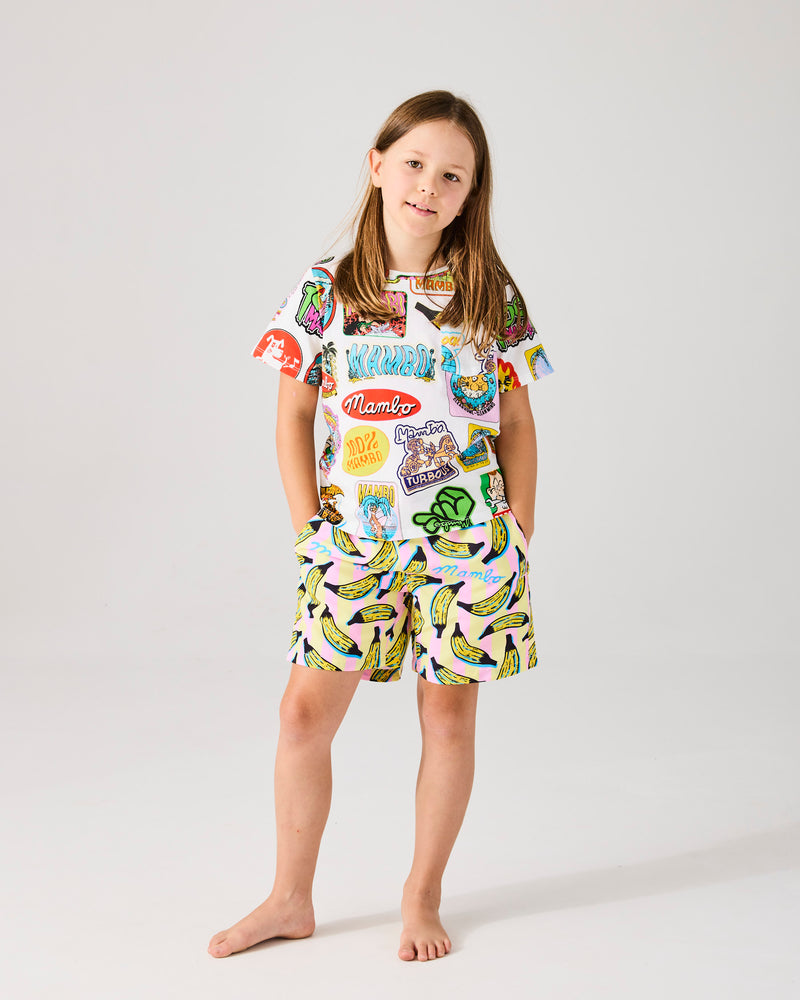 Kip&Co x Mambo Sticker Club Organic Cotton T-Shirt