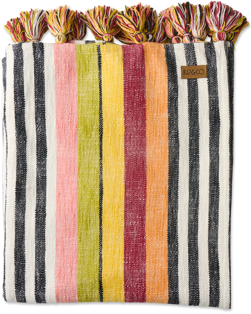 Casablanca Stripe Woven Throw