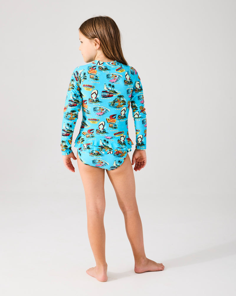 Kip&Co x Mambo Mambo World Long Sleeve Bathers