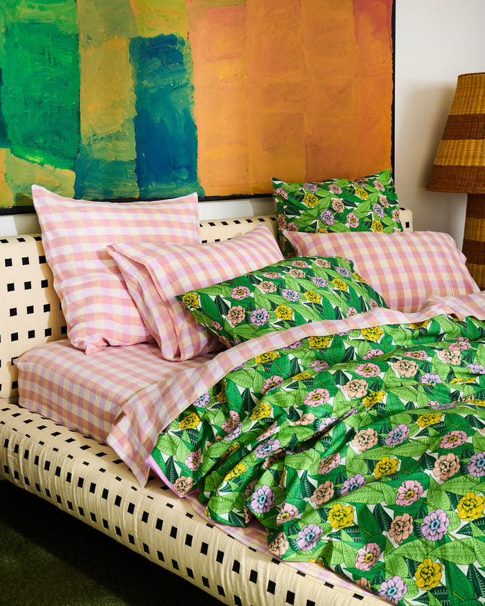 Hazy Days Linen Flat Sheet