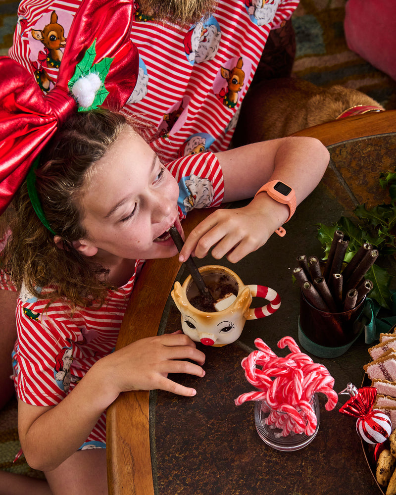 Rudolph and Santa Mug 2P Set