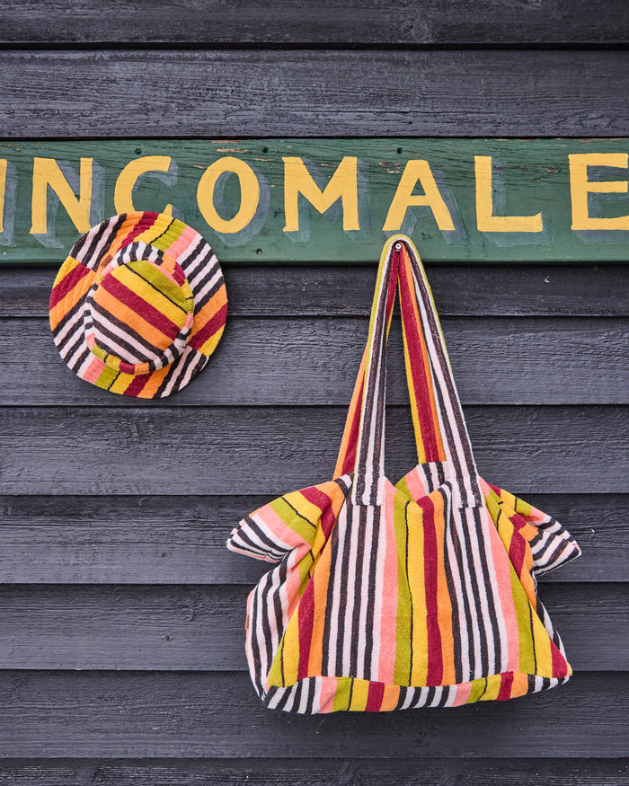 Casablanca Stripe Terry Oversized Beach Bag