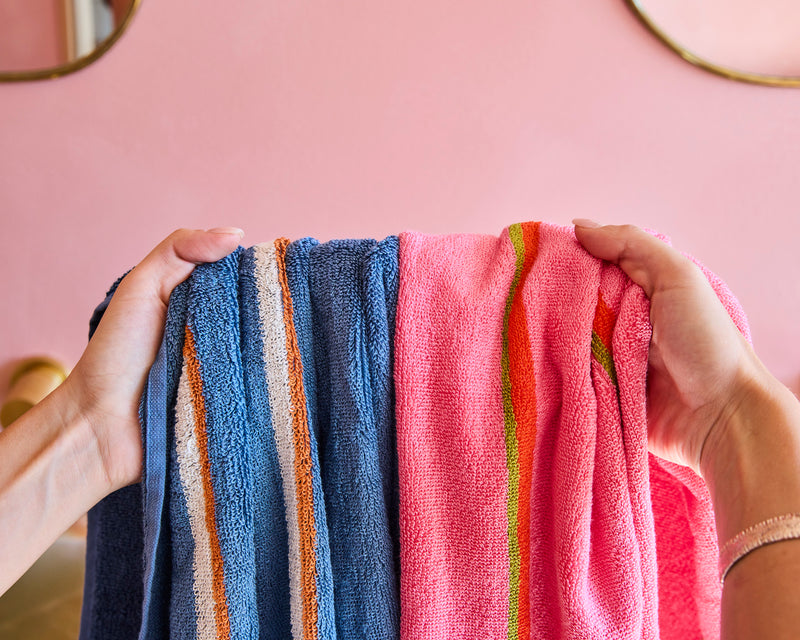 Wategos Soiree Stripe Terry Bath Sheet