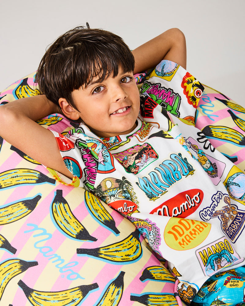 Kip&Co x Mambo Sticker Club Organic Cotton T-Shirt