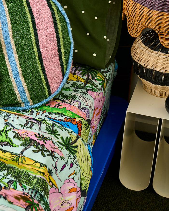 Jurassic Organic Cotton Fitted Sheet