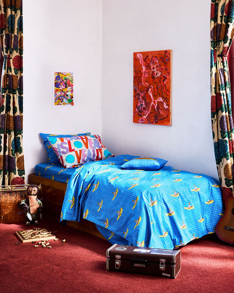 Kip&Co x The Beatles Yellow Submarine Organic Cotton Quilt Cover