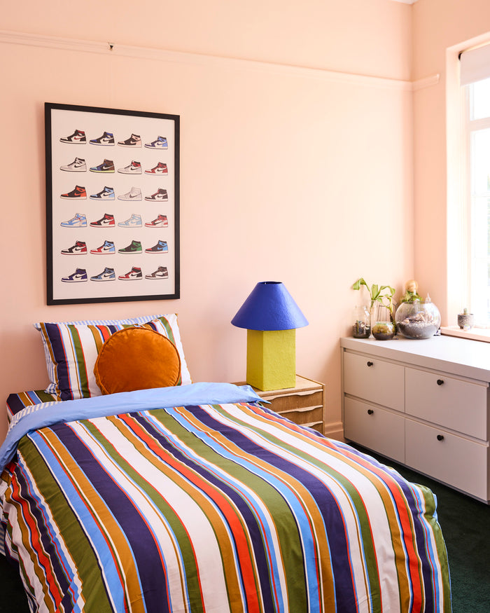 Nautical Stripe Organic Cotton Quilt Cover