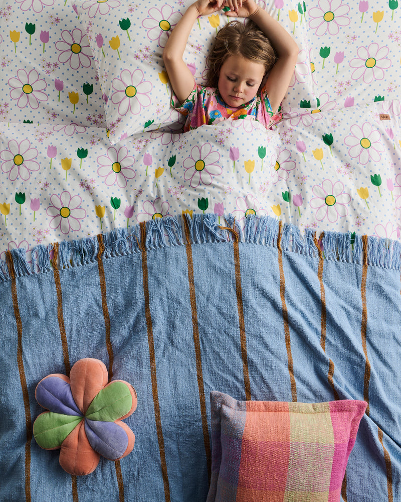 Como Stripe Woven Throw